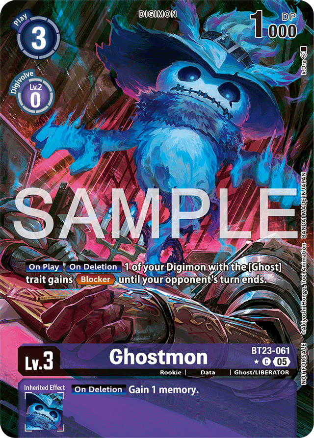 Ghostmon (Hacker's Slumber Box Promotion Pack) - Hackers' Slumber - Common - BT23-061 C