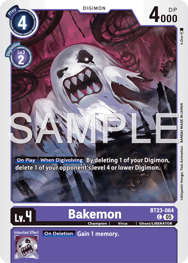 Bakemon - Hackers' Slumber - Common - BT23-064 C