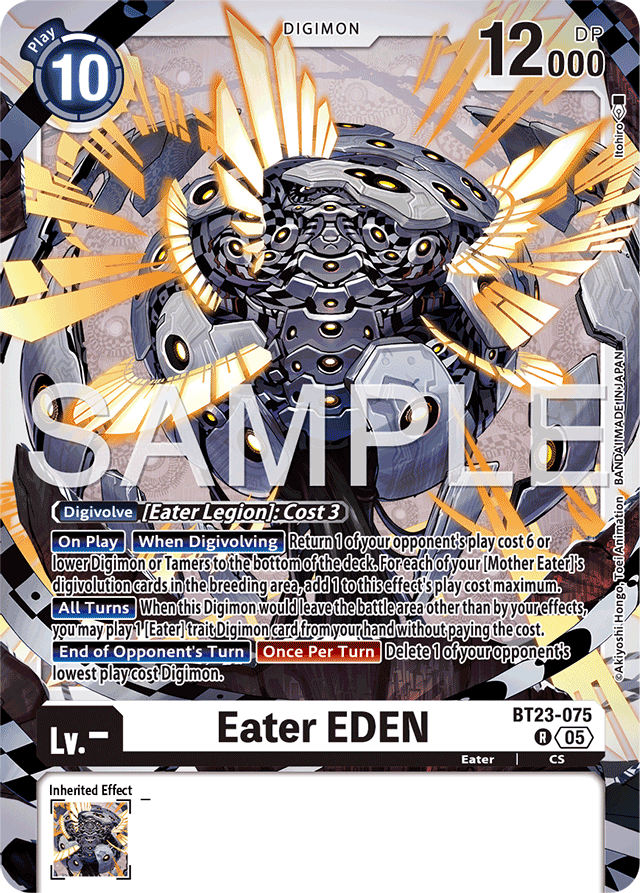 Eater EDEN - Hackers' Slumber - Rare - BT23-075 R