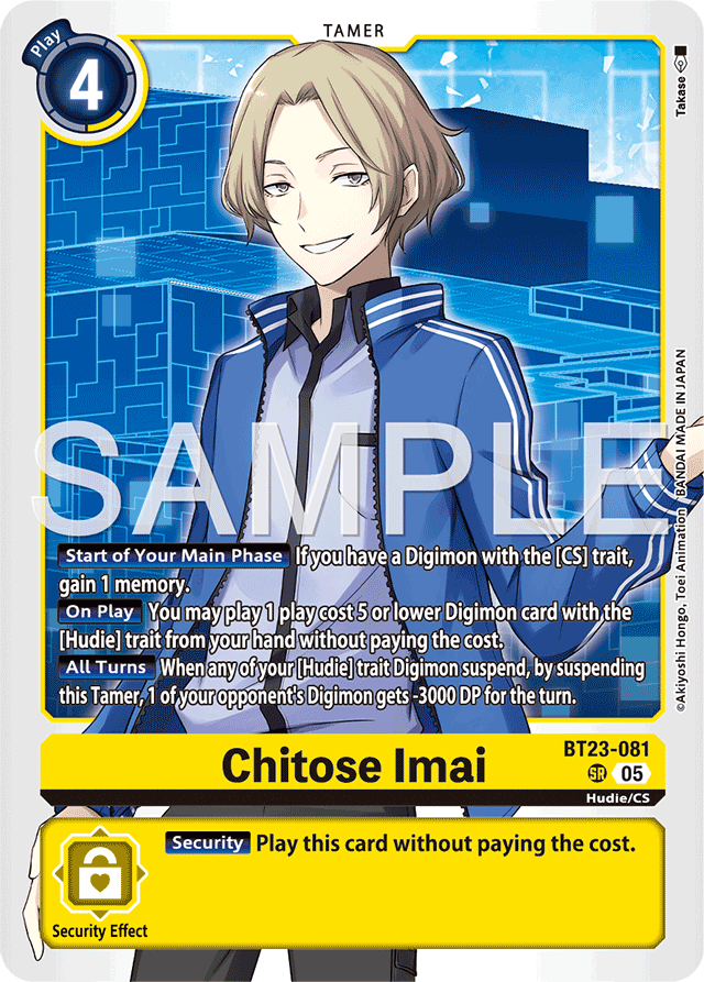Chitose Imai - Hackers' Slumber - Super Rare - BT23-081 SR