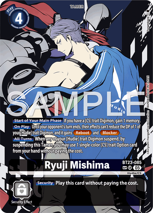 Ryuji Mishima (SP) - Hackers' Slumber - Super Rare - BT23-085 SR