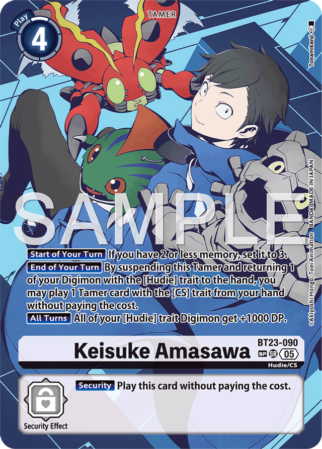 Keisuke Amasawa (SP) - Hackers' Slumber - Super Rare - BT23-090 SR