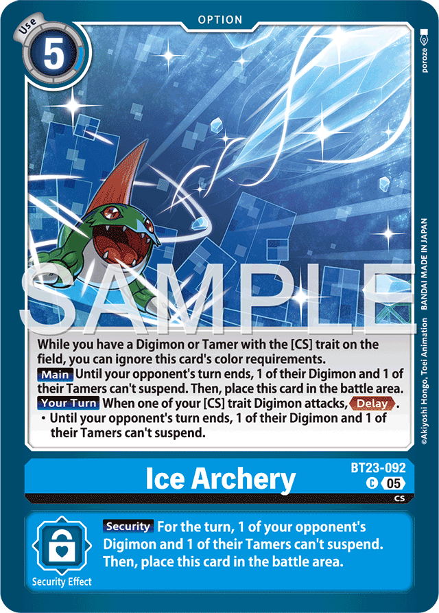 Ice Archery - Hackers' Slumber - Common - BT23-092 C