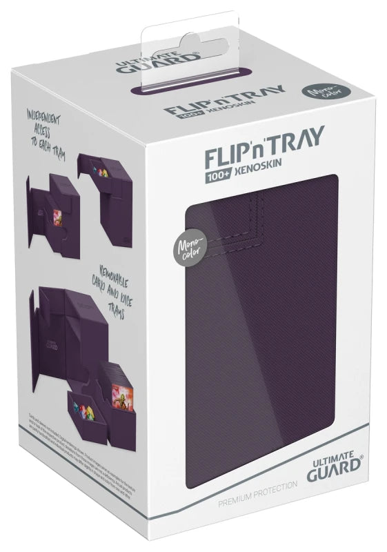 Flip'n'Tray 100+ Xenoskin ULTIMATE GUARD - Purple
