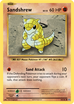 Sandshrew - XY - Evolutions - Common - 54