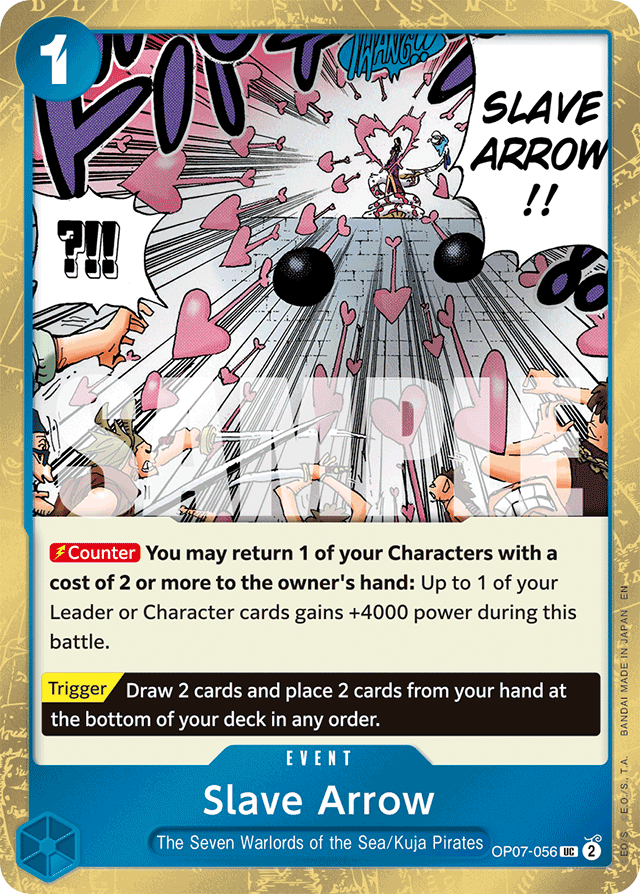 Slave Arrow (Pirate Foil) - Premium Booster -The Best- Vol. 2 - UC - OP07-056