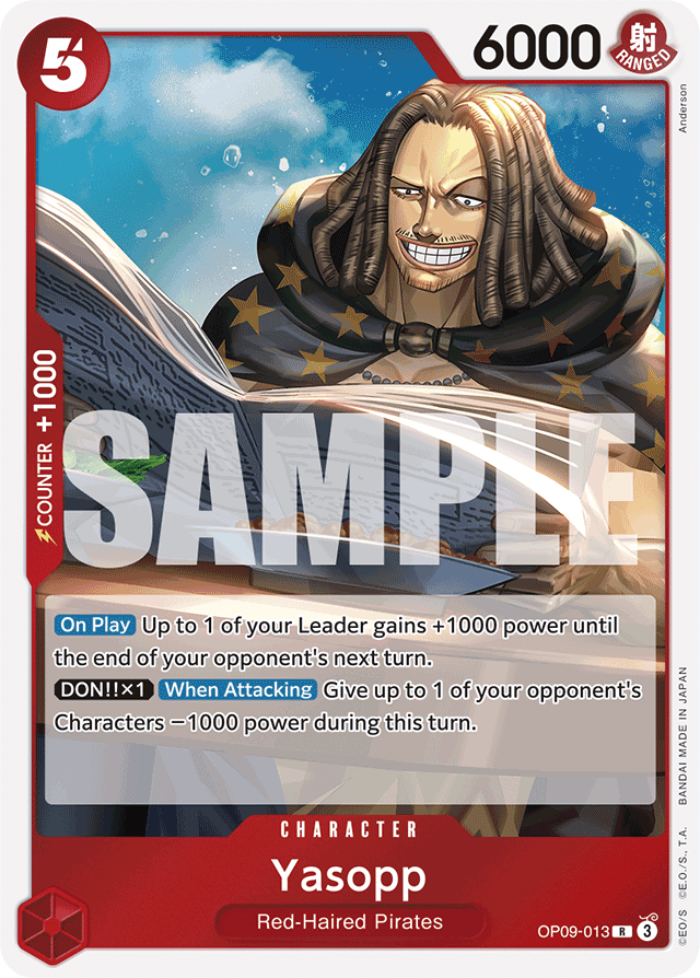 Yasopp - Emperors in the New World - R - OP09-013