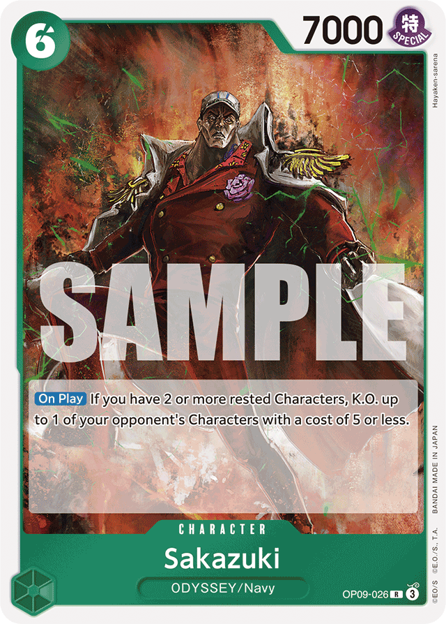 Sakazuki - Emperors in the New World - R - OP09-026