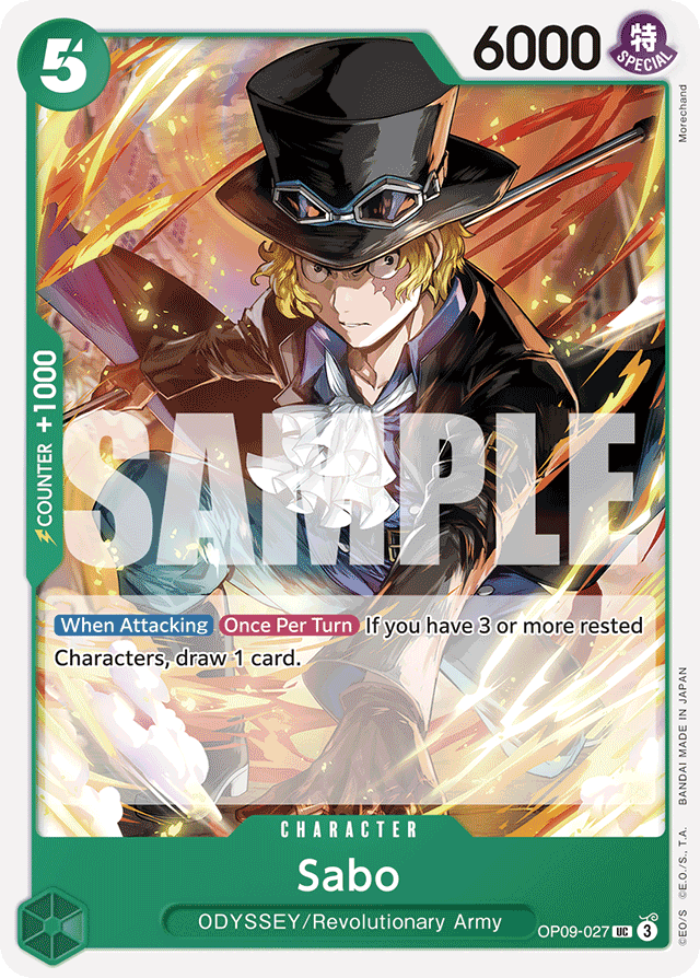 Sabo (027) - Emperors in the New World - UC - OP09-027