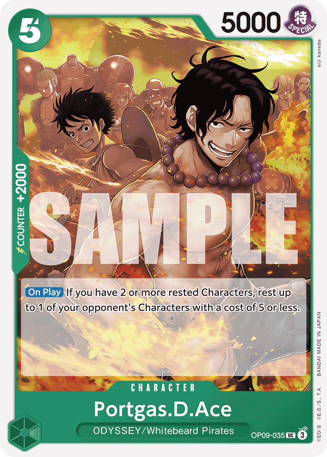 Portgas.D.Ace - Emperors in the New World - UC - OP09-035
