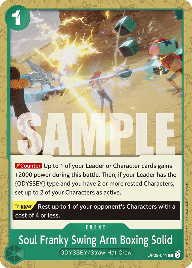 Soul Franky Swing Arm Boxing Solid - Emperors in the New World - C - OP09-041