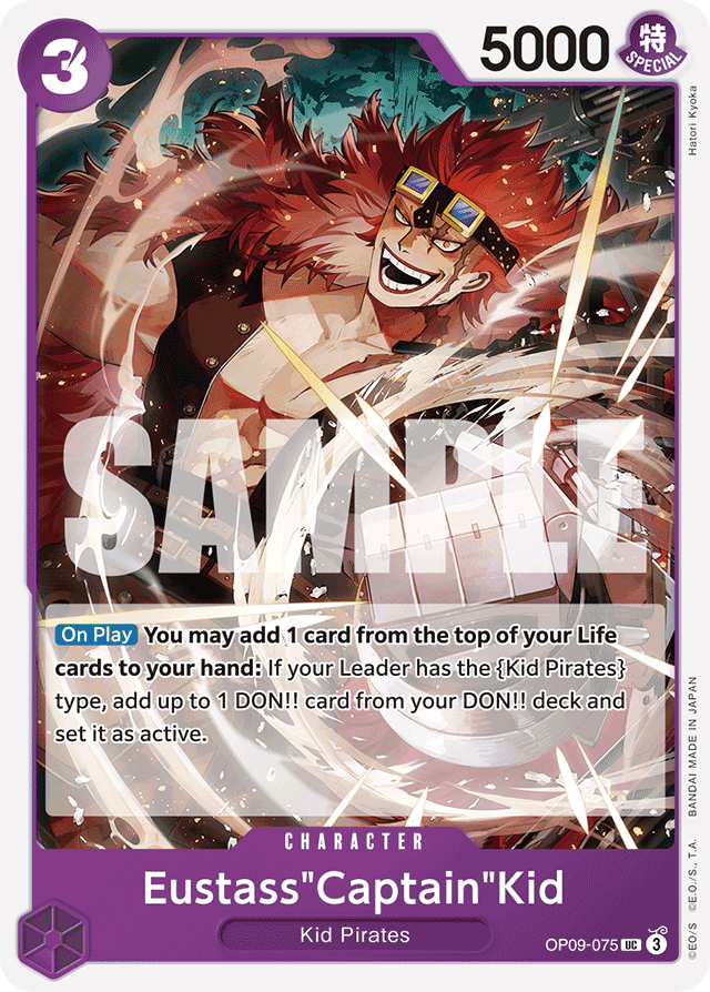 Eustass"Captain"Kid - Emperors in the New World - UC - OP09-075