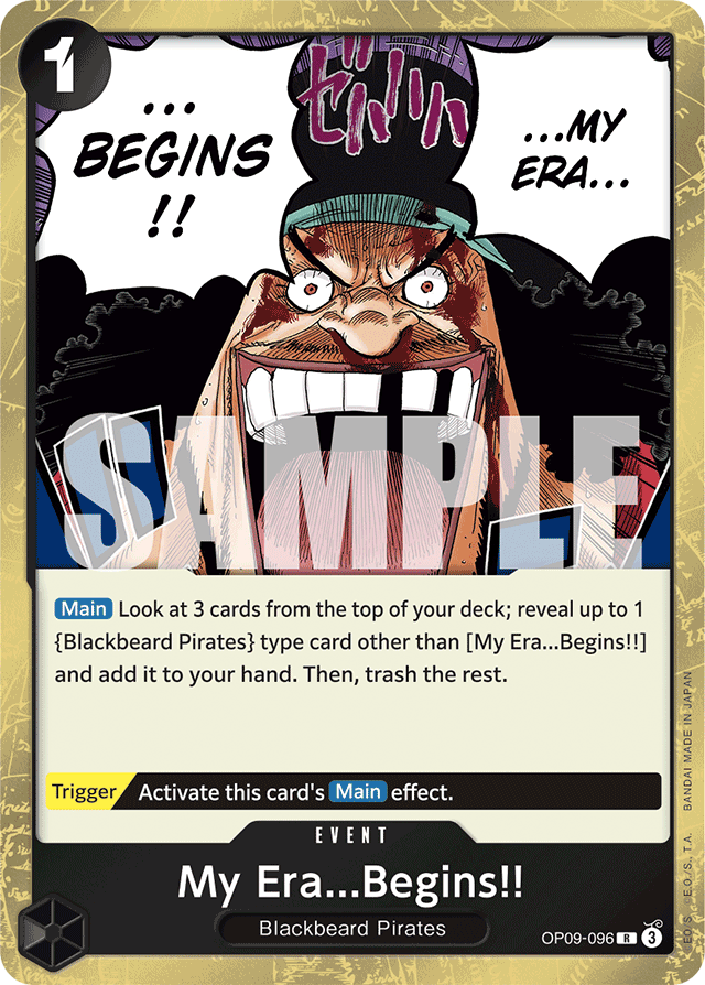 My Era...Begins!! - Emperors in the New World - R - OP09-096