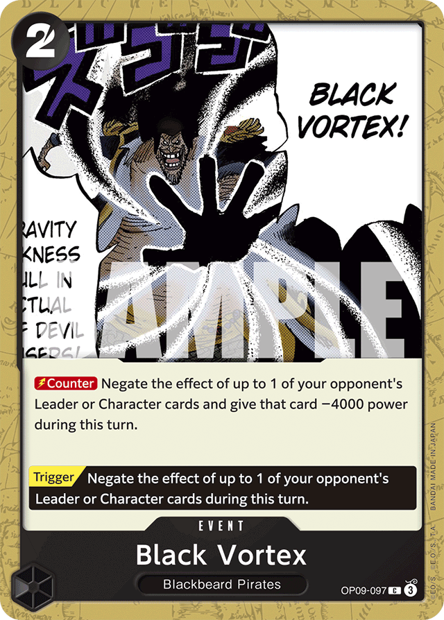 Black Vortex - Emperors in the New World - C - OP09-097