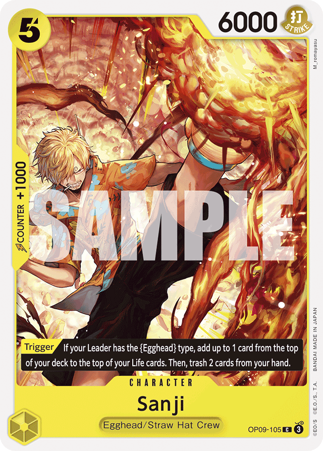 Sanji (105) - Emperors in the New World - C - OP09-105