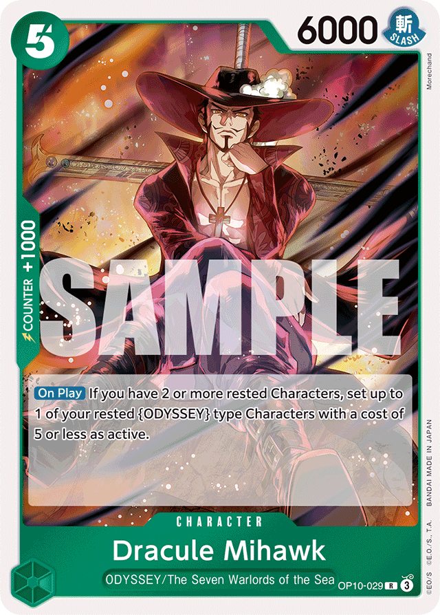 Dracule Mihawk - Royal Blood - R - OP10-029