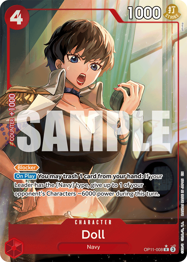 Doll (Alternate Art) - A Fist of Divine Speed - R - OP11-008