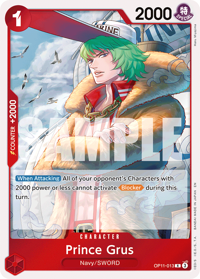 Prince Grus - A Fist of Divine Speed - R - OP11-013
