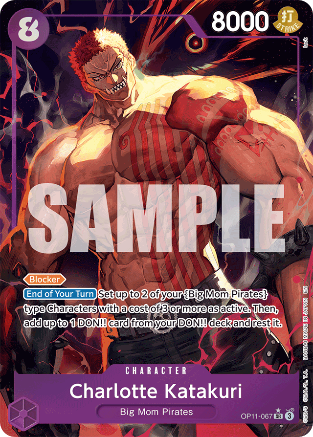 Charlotte Katakuri (067) (Alternate Art) - A Fist of Divine Speed - SR - OP11-067