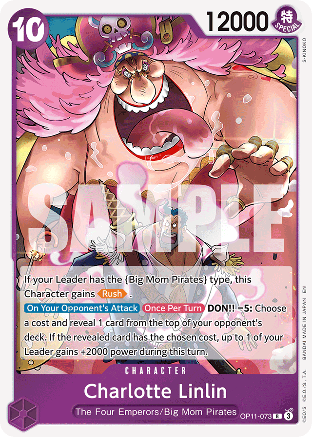 Charlotte Linlin - A Fist of Divine Speed - R - OP11-073