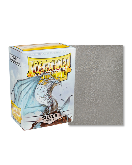 Dragon Shield  Silver - Matte Sleeves - Standard