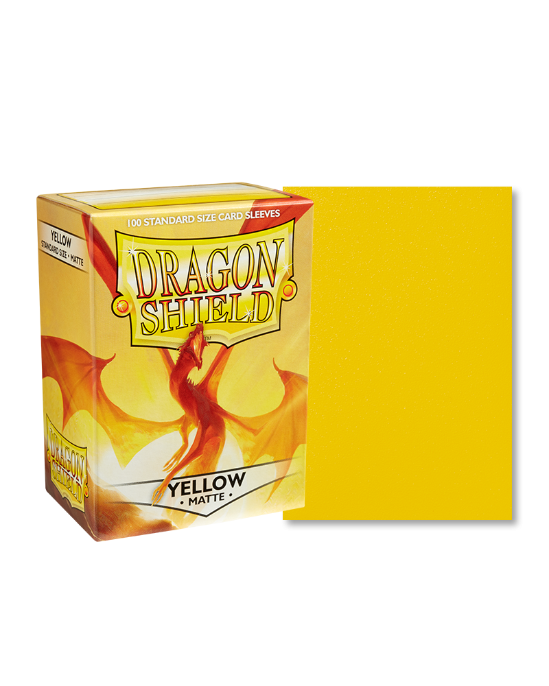 Dragon Shield Yellow - Matte Sleeves - Standard