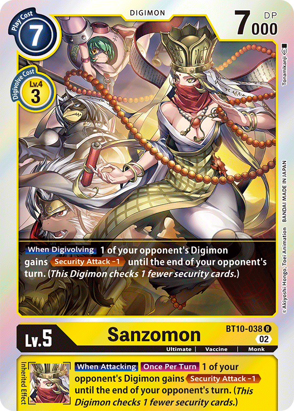 Sanzomon - Xros Encounter - Rare - BT10-038 R