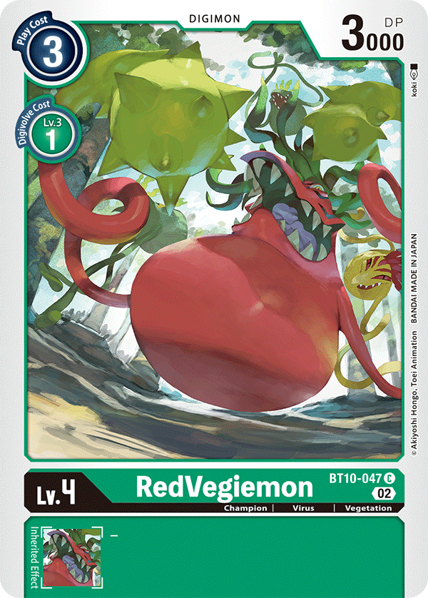 RedVegiemon - Xros Encounter - Common - BT10-047 C