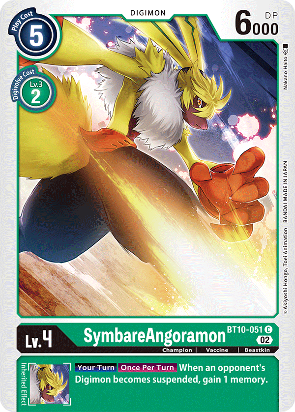 SymbareAngoramon - Xros Encounter - Common - BT10-051 C
