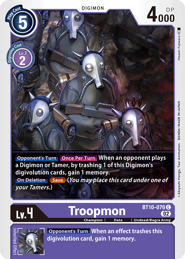 Troopmon - Xros Encounter - Common - BT10-076 C