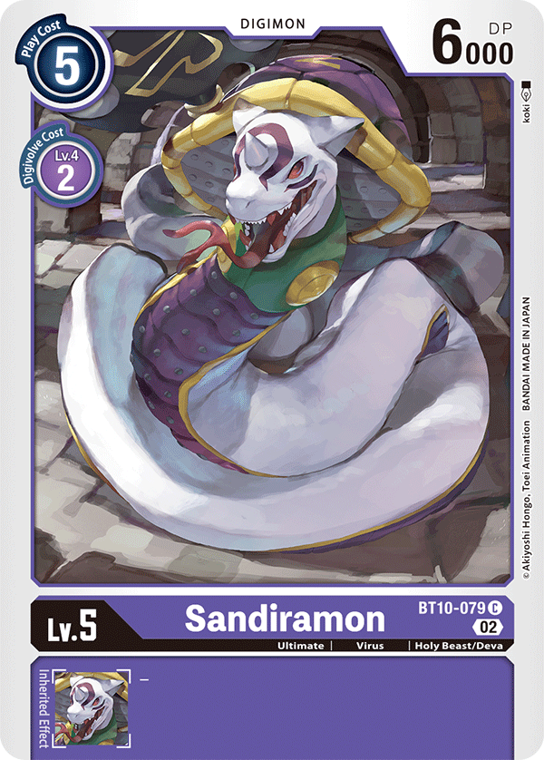 Sandiramon - Xros Encounter - Common - BT10-079 C
