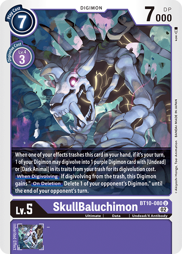 SkullBaluchimon - Xros Encounter - Uncommon - BT10-080 U