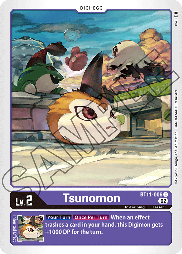 Tsunomon - Dimensional Phase - Common - BT11-006 C