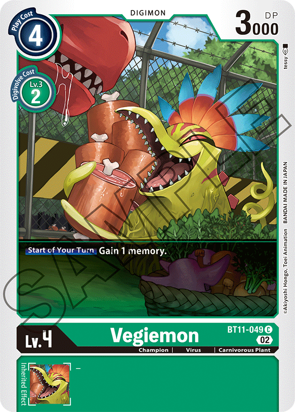 Vegiemon - Dimensional Phase - Common - BT11-049 C