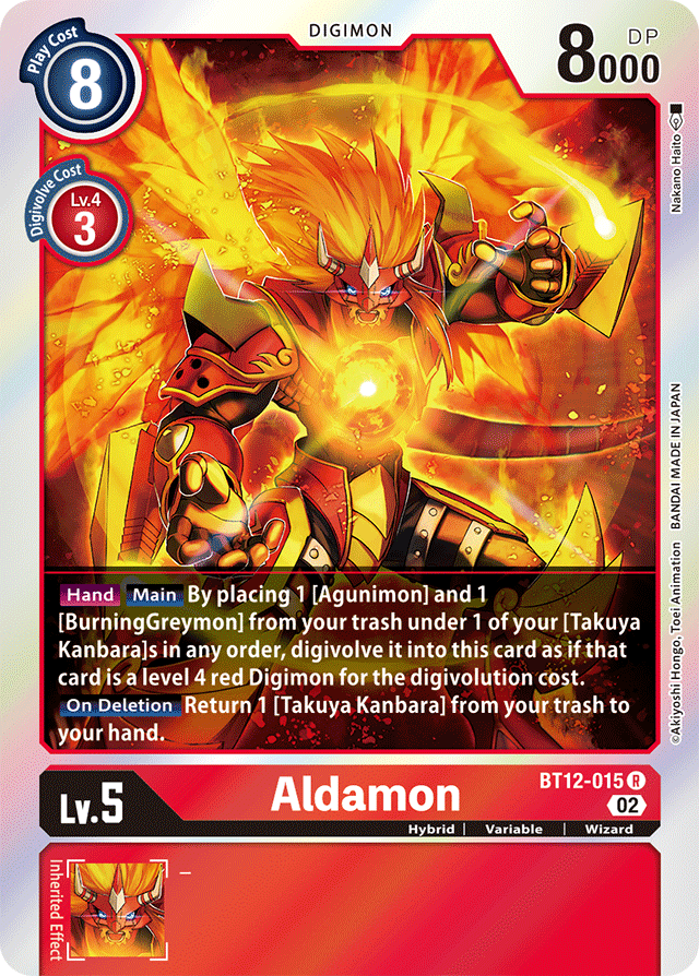 Aldamon - Across Time - Rare - BT12-015 R