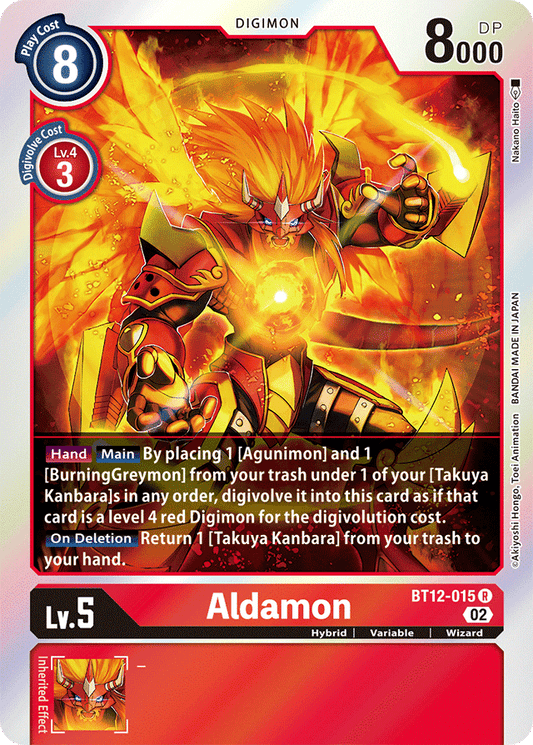 Aldamon - Across Time - Rare - BT12-015 R