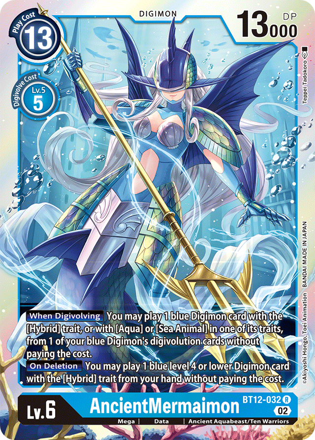 AncientMermaimon - Across Time - Rare - BT12-032 R