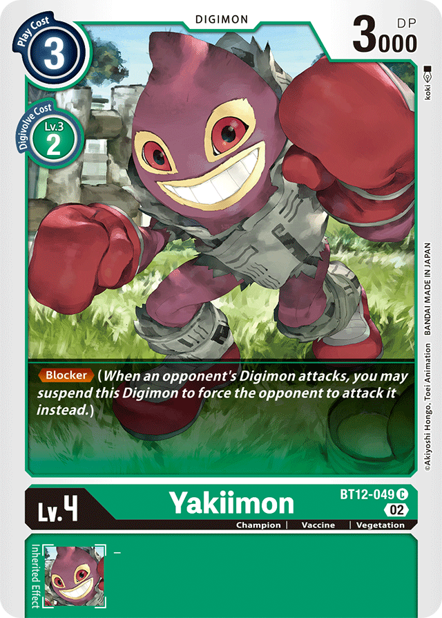 Yakiimon - Across Time - Common - BT12-049 C