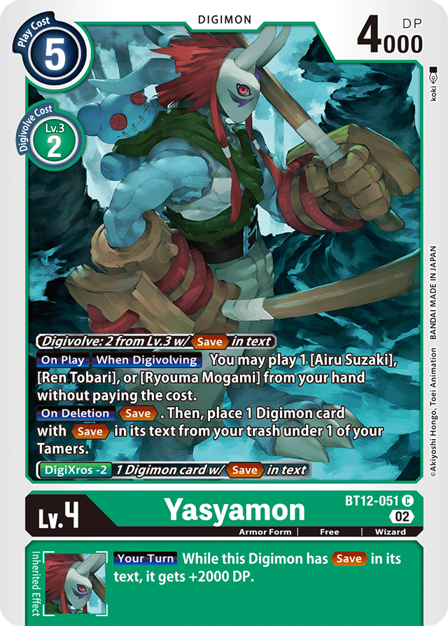 Yasyamon - Across Time - Common - BT12-051 C