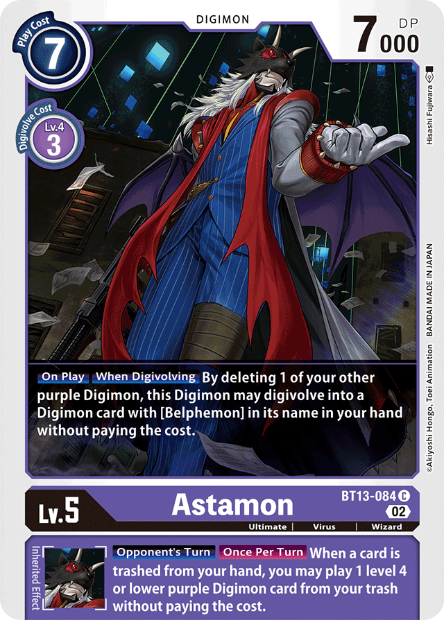 Astamon - Across Time - Uncommon - BT12-081 U