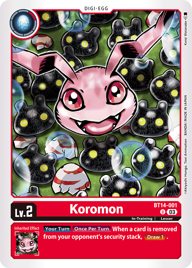 Koromon - Blast Ace - Uncommon - BT14-001 U