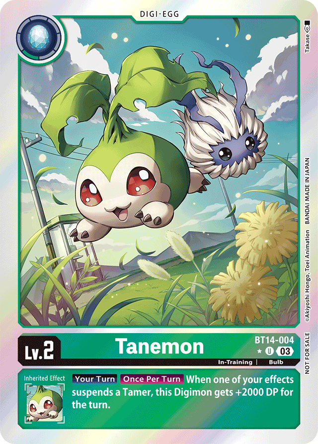 Tanemon (Blast Ace Box Promotion Pack) - Blast Ace - Uncommon - BT14-004 U