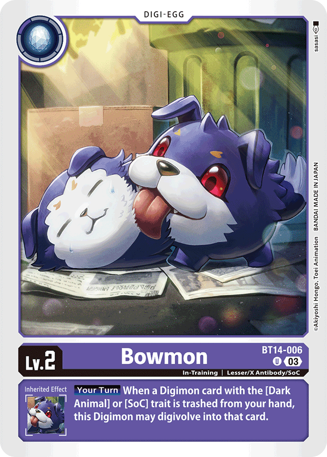 Bowmon - Blast Ace - Uncommon - BT14-006 U