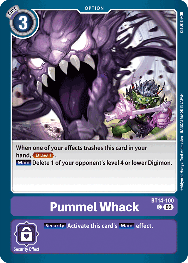 Pummel Whack - Blast Ace - Common - BT14-100 C