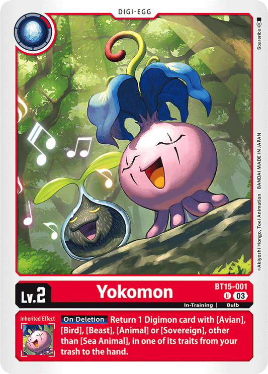 Yokomon - Exceed Apocalypse - Uncommon - BT15-001 U