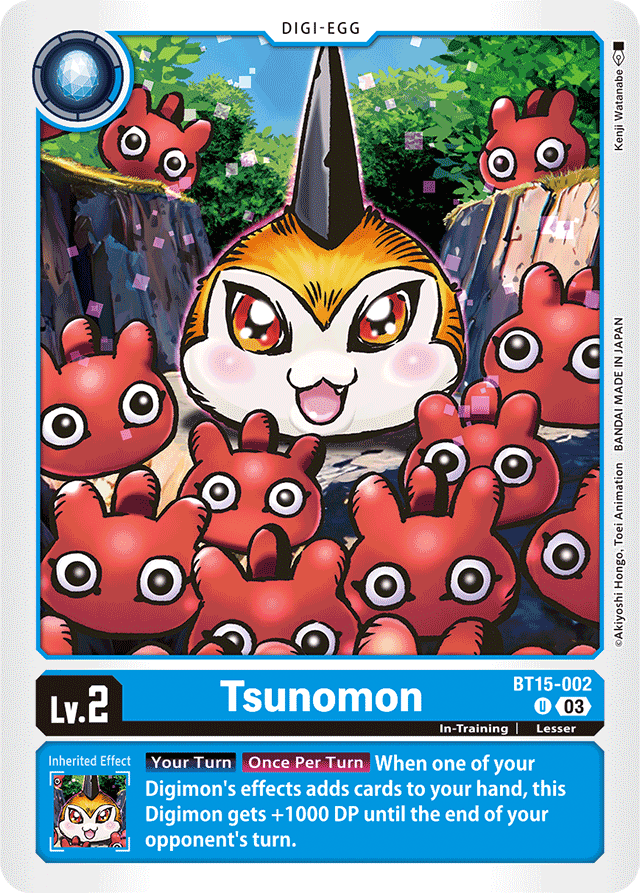 Tsunomon - Exceed Apocalypse - Uncommon - BT15-002 U