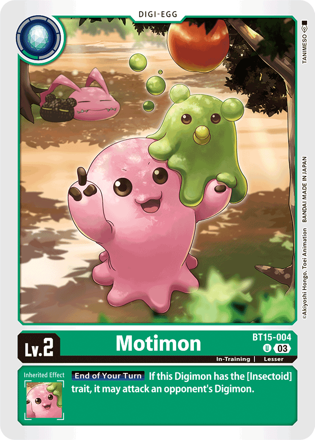 Motimon - Exceed Apocalypse - Uncommon - BT15-004 U