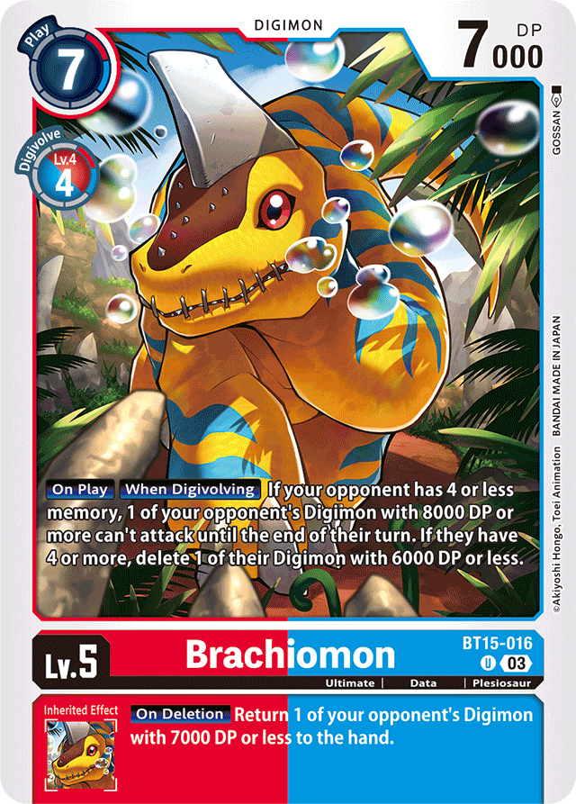 Brachiomon - Exceed Apocalypse - Uncommon - BT15-016 U