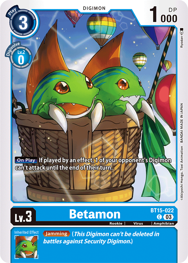 Betamon - Exceed Apocalypse - Common - BT15-022 U