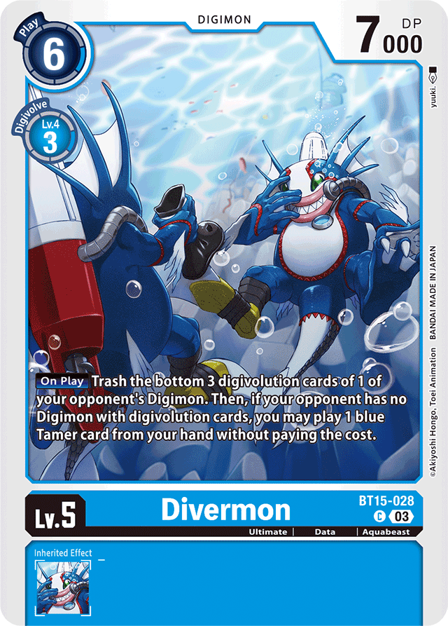 Divermon - Exceed Apocalypse - Common - BT15-028 C